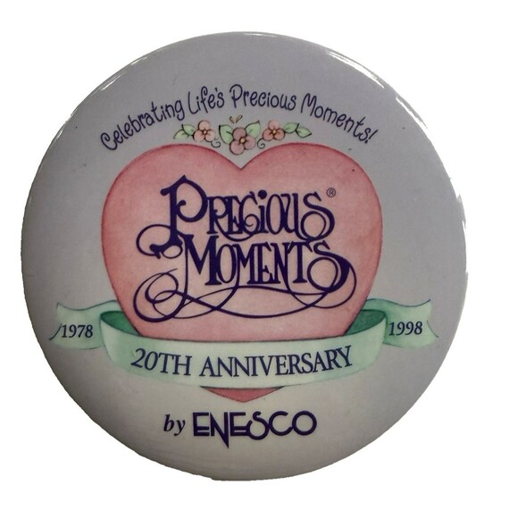 Vintage 1990’s Precious Moments Pin Back Buttons 2.75” - Set Of 3 - Picture 3 of 6